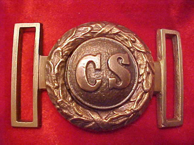 Sold at auction Brass Civil War Belt Buckle Auction Number 2600M Lot Number  614